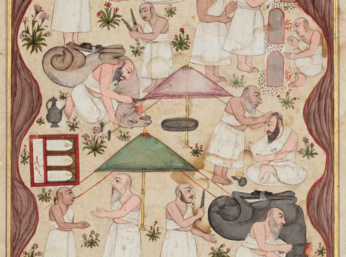 Pilgrims performing rites of Hajj, folio c. 1677-80, India, Nasser D. Khalili Collection.