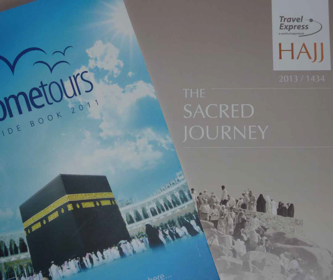 Hajj travel brochures